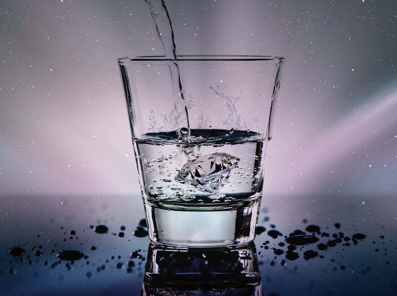 Upcycled Glass Drinking Glasses